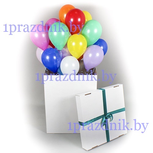 Коробка-сюрприз с воздушными шарами 12
