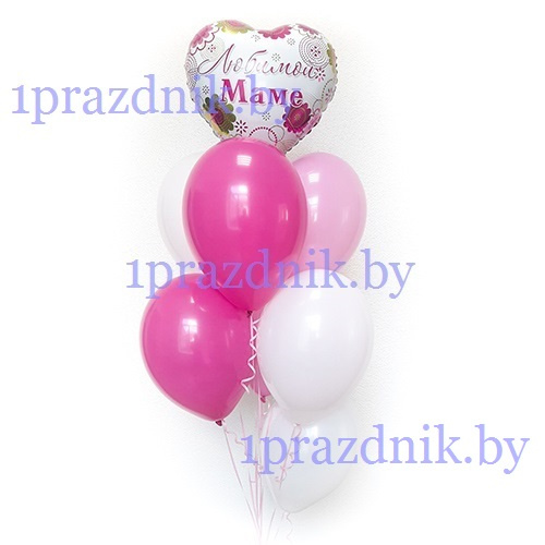 Композиция из воздушных шаров С Днем рождения 