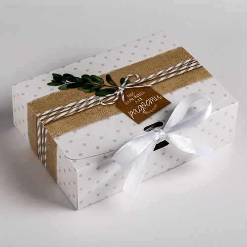 Коробка подарочная «Радости!», 16.5*12.5*5 см