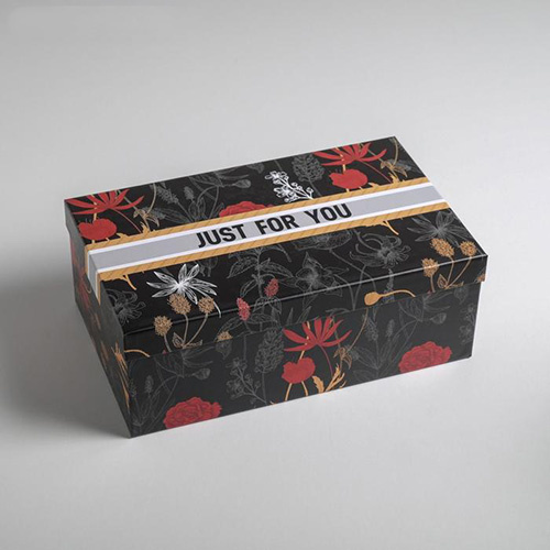 Коробка подарочная «Цветы» 32,5*20*12,5 см