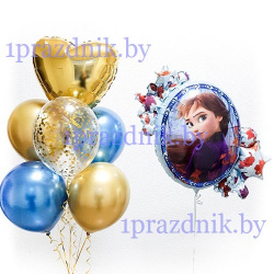 Букет из воздушных шаров С днем рождения 