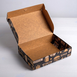 Коробка подарочная крафтовая «Брутальность», 21*15*5 см